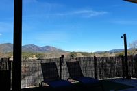 Parque Nacional de Cabañeros visto desde la piscina de Mirador de la Fuente.